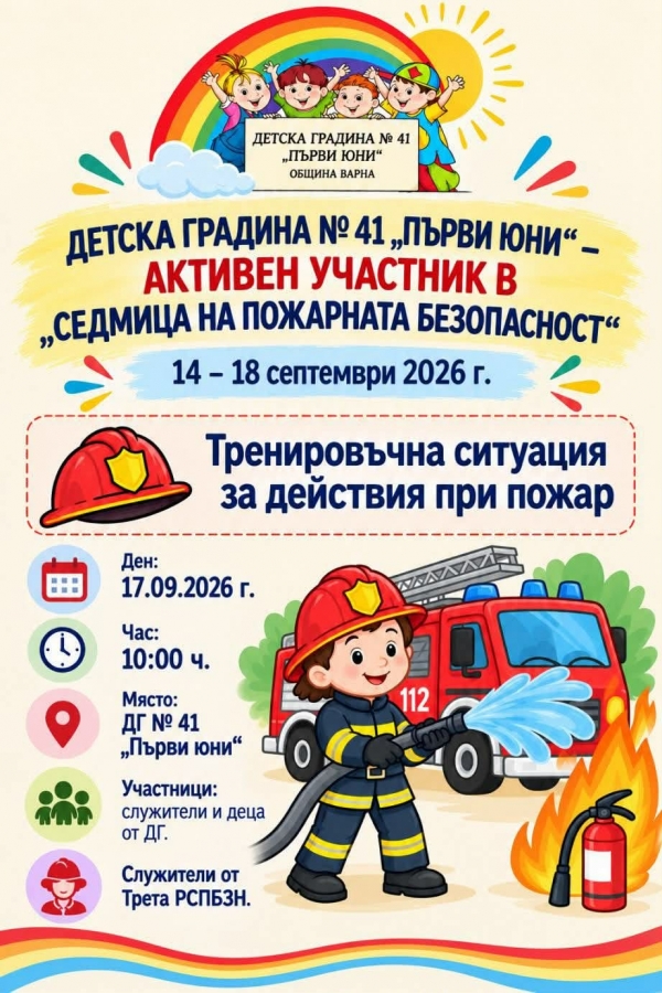 СЕДМИЦА НА ПОЖАРНАТА БЕЗОПАСНОСТ